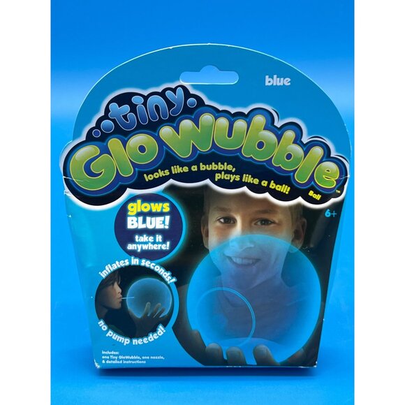 Tiny GloWubble Ball Looks Like A Bubble Plays Like A Ball Inflates In Seconds No - Picture 2 of 5